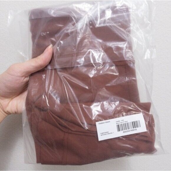 NWT Outdoor Voices Move Free 6" Biker Short XXS Saddle Brown Workout - Picture 7 of 9